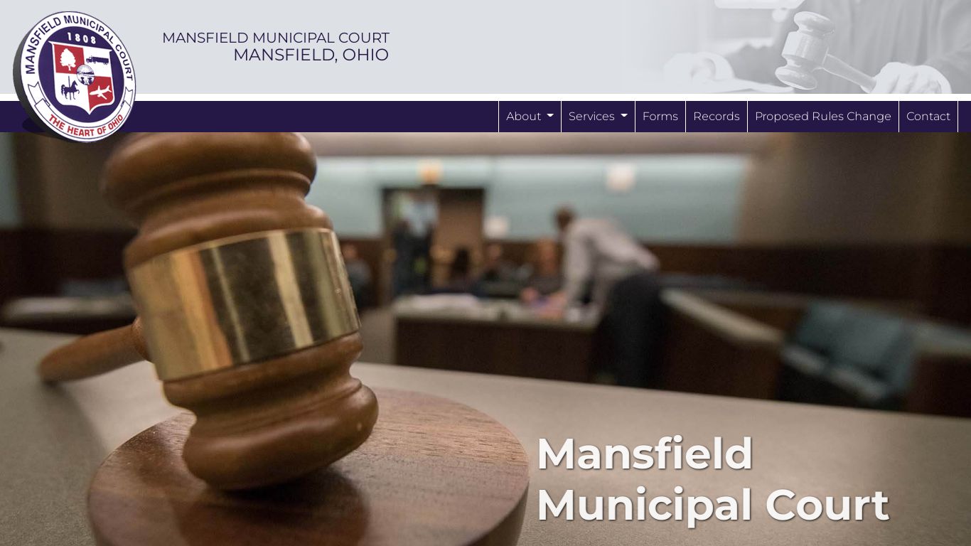 Home | Mansfield Municipal Court, Mansfield, OH
